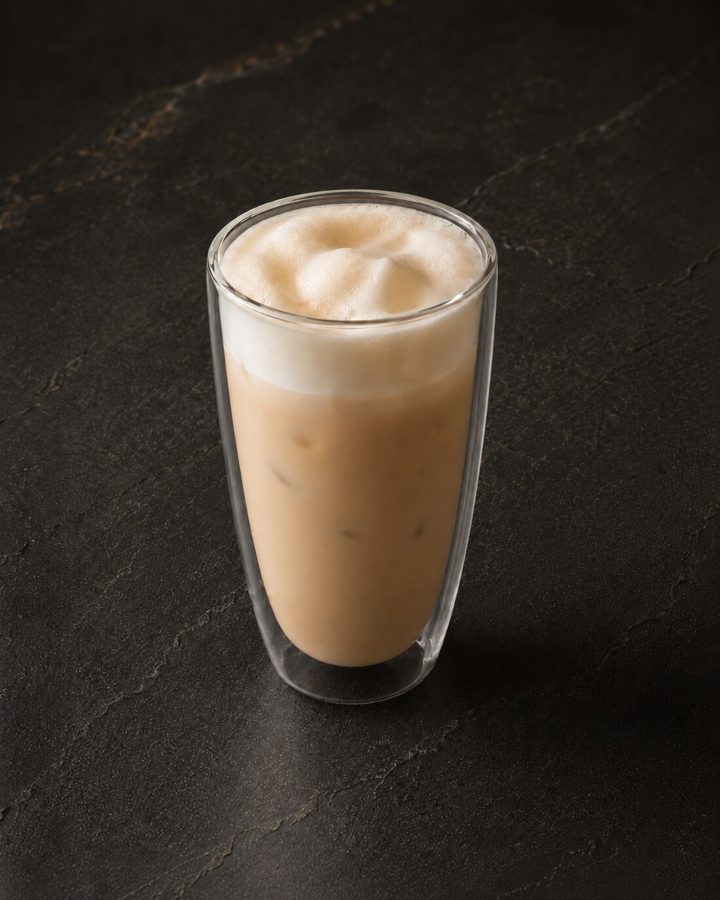 Iced Cappuccino at NIMA Cafe, Cherngtalay
