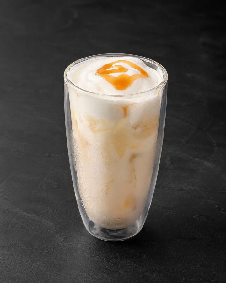 Caramel Milk at NIMA Cafe, Cherngtalay