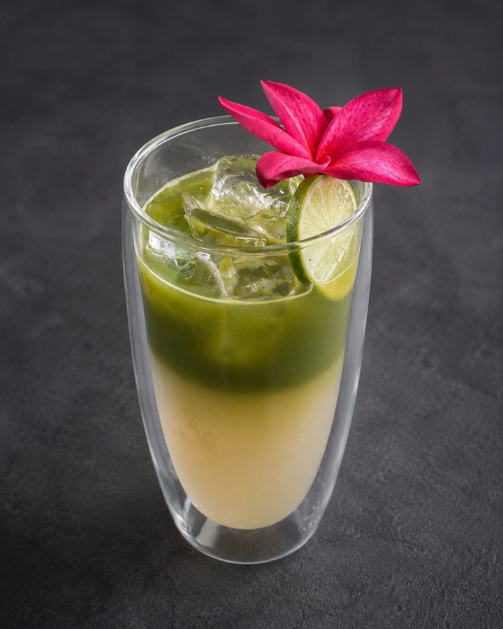 Matcha Yuzu Honey Bee at NIMA Cafe, Cherngtalay