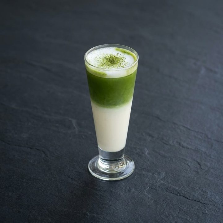 Premium Matcha Latte at NIMA Cafe, Cherngtalay