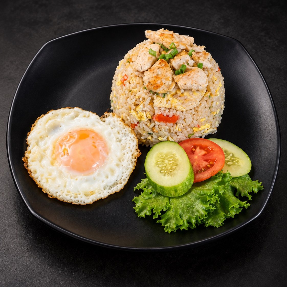ข้าวผัดไก่ ที่ NIMA Cafe เชิงทะเล