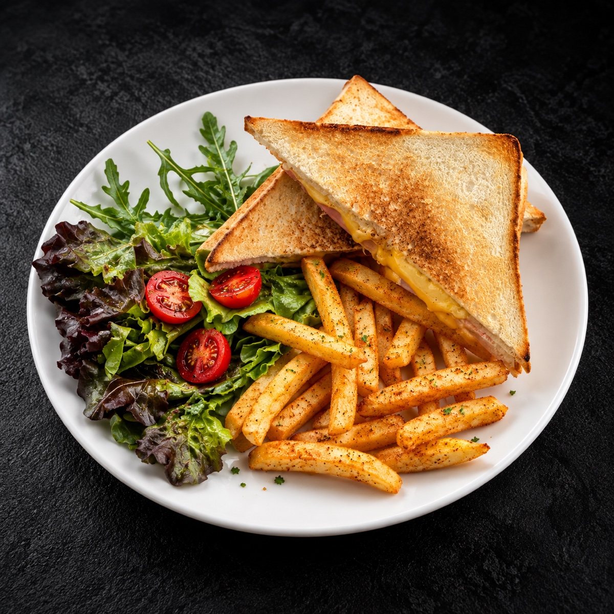 โทสต์แฮมไก่ชีส ที่ NIMA Cafe เชิงทะเล