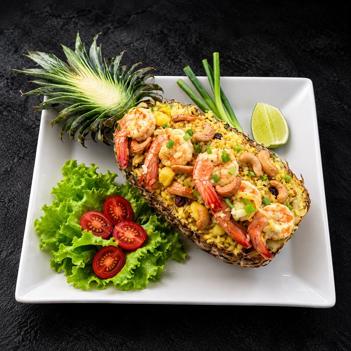 ข้าวผัดสับปะรด ที่ NIMA Cafe เชิงทะเล