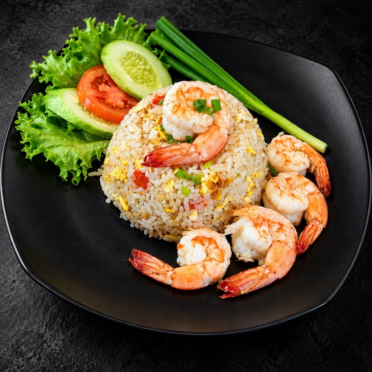 ข้าวผัดกุ้ง ที่ NIMA Cafe เชิงทะเล